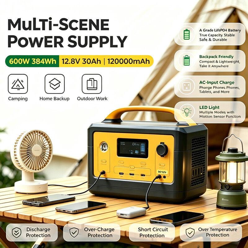 600W / 384Wh Portable Power St